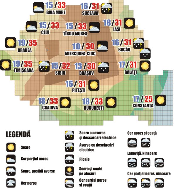 Prognoza meteo (07.06. - 08.06.2025)